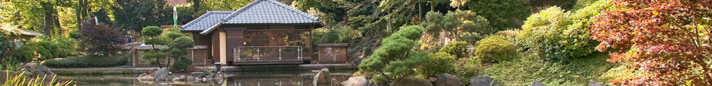 Japanischer garten banner